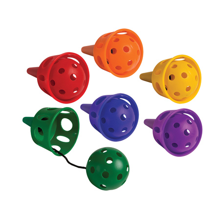 CHAMPION SPORTS Catch-A-Ball Cup, Set of 6 CUPSET